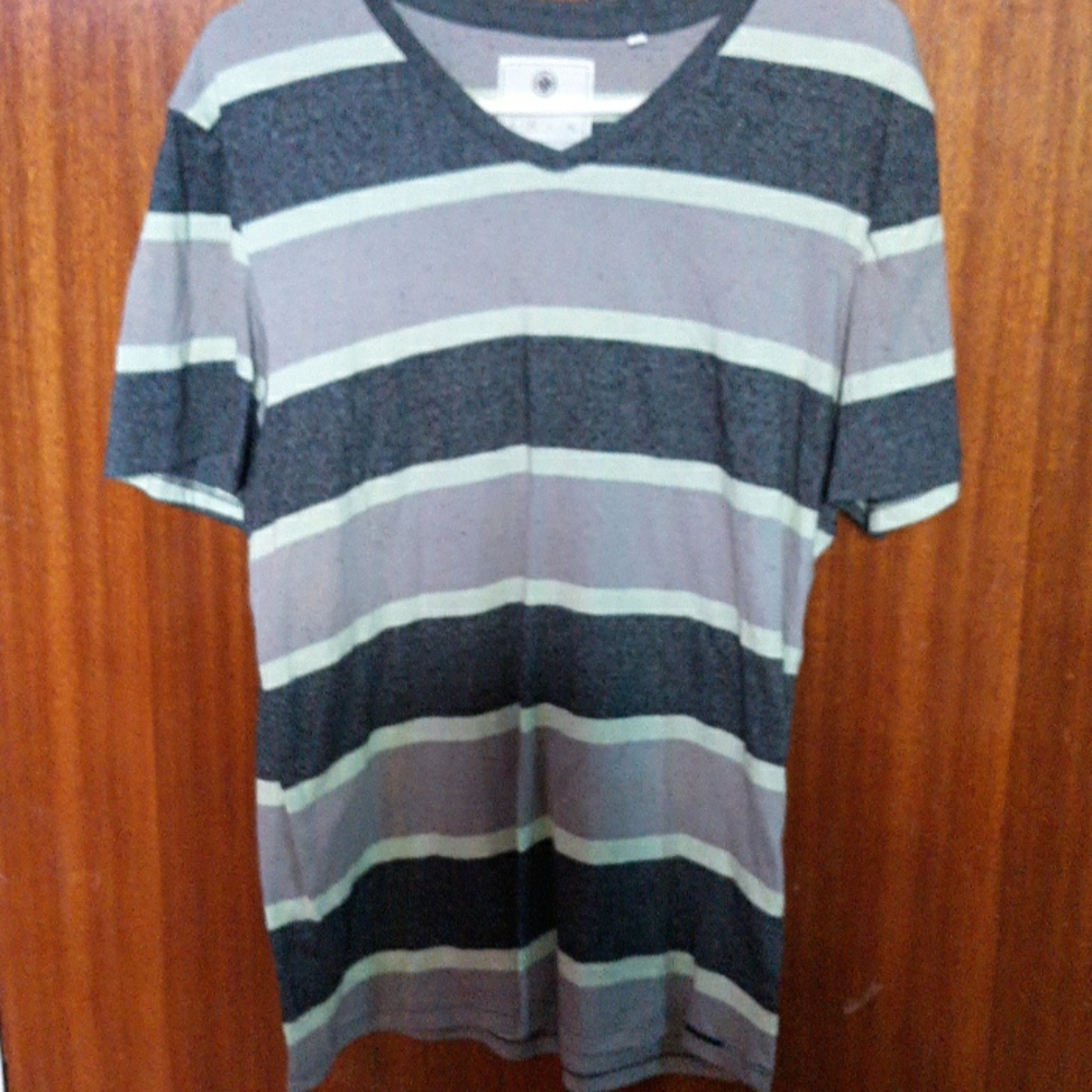 On the byas striped tee
